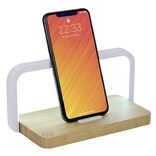 Lampe LED bambou avec chargeur &agrave; induction 10W