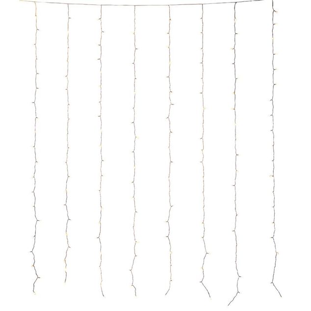 Rideau lumineux 200 LED 8 fonctions L2,5x2,5m