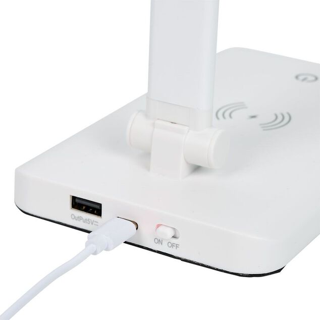 Lampe de bureau LED avec chargeur induction