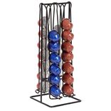 Range capsules de caf&eacute; en m&eacute;tal noir