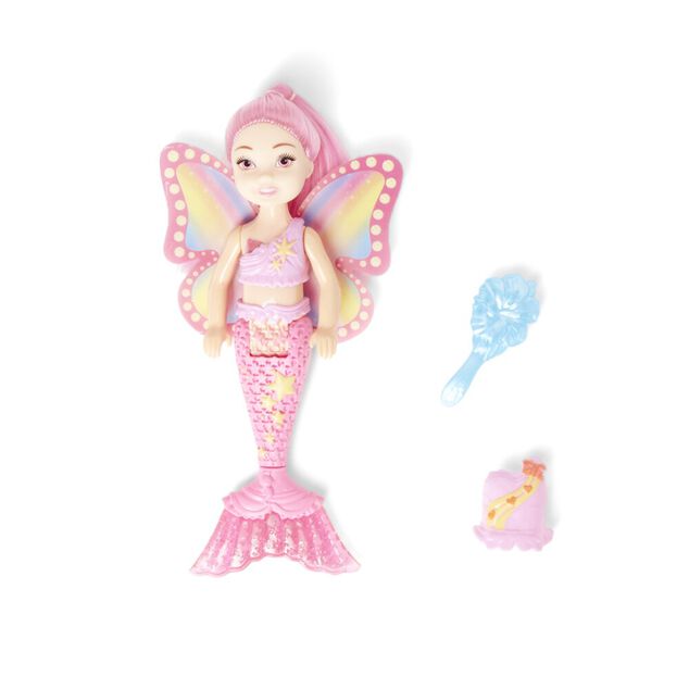Jouet poup&eacute;e sir&egrave;ne avec 2 accessoires