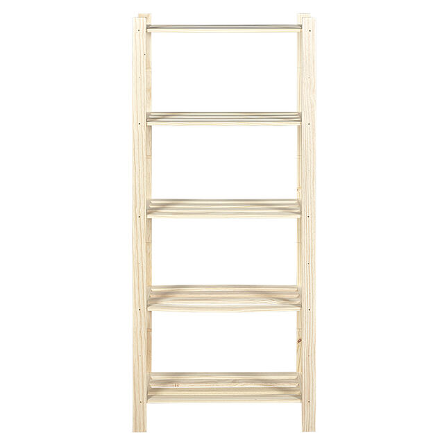Étagère 5 niveaux en pin massif