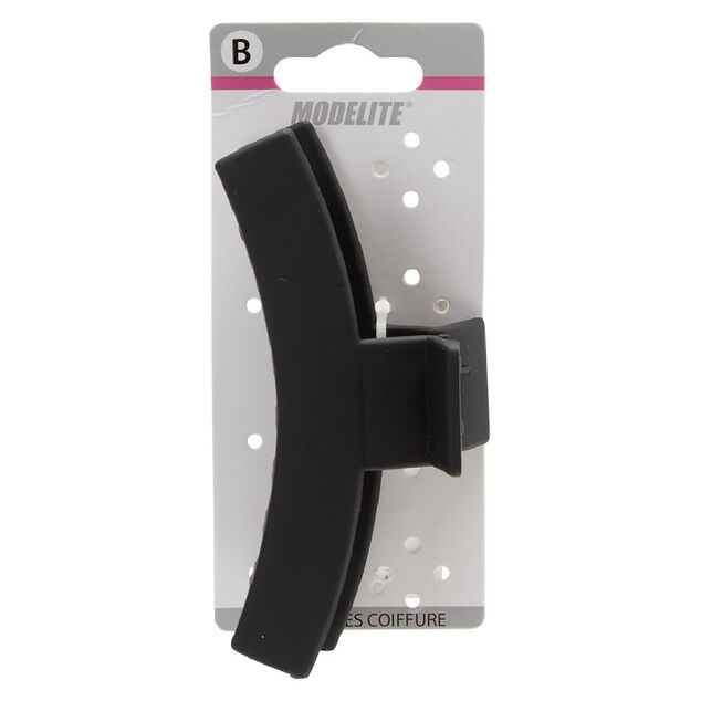 Pince à cheveux noir mat L.11 cm