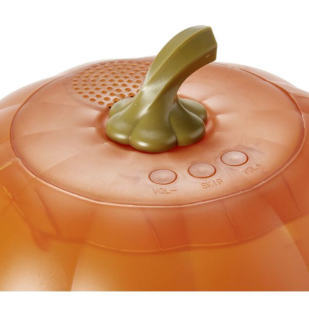 Citrouille anim&eacute;e orange
