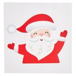 D&eacute;coration fen&ecirc;tre et mur No&euml;l adh&eacute;sive personnage (3 mod&egrave;les)