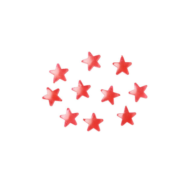 Lot de 10 glaçons réutilisables en forme d'étoile 3,5x3,5cm