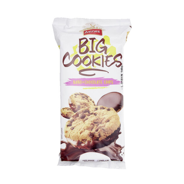 Gâteaux Big Cookies dessous chocolat 140gr