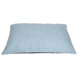 Matelas pour chien quadrillage bleu et blanc Taille XL 110x80xÉp8cm