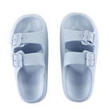 Sandales enfant 2 brides plastique bleu 34/35