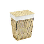 Pani&egrave;re de rangement 20L en m&eacute;tal et papier avec coton 31x21xH41cm