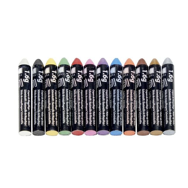 Crayon maquillage de supporter x12
