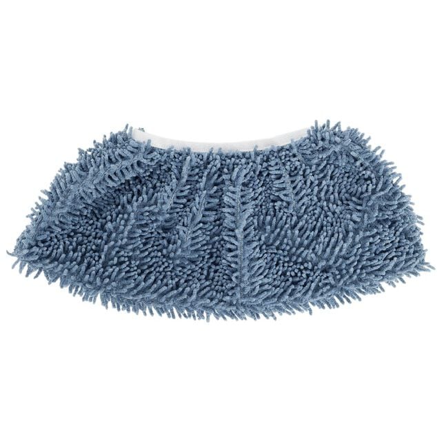 Housse balai microfibre chenille bleu