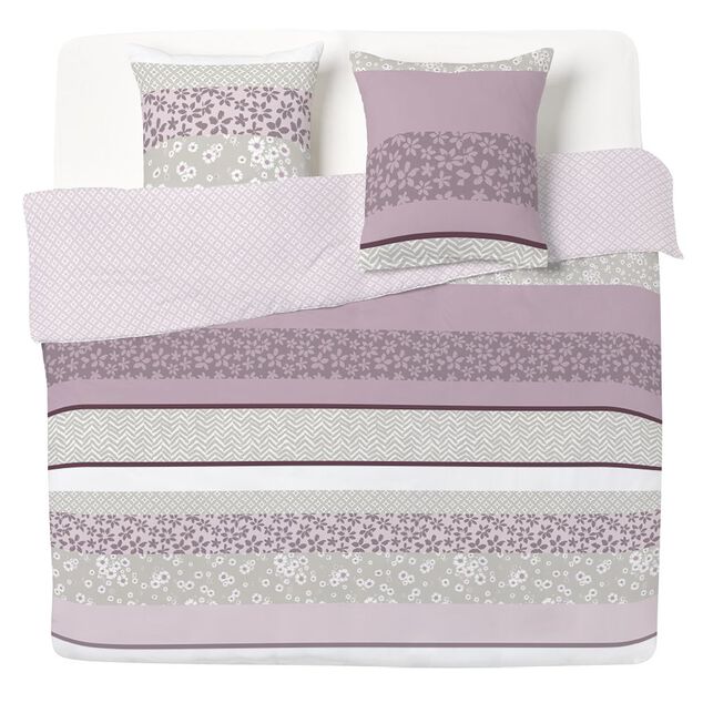 Parure de lit R&eacute;colte L260X240 cm et 2 taies d'oreiller