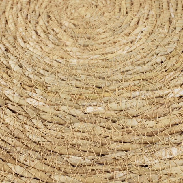 Set de table rond x4 en jute &Oslash;35cm