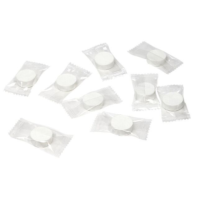 Mini serviette compress&eacute;e &agrave; tremper dans l'eau 20x20cm (Lot de 10)