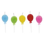Bougie anniversaire ballon x 5