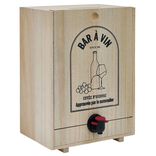 Distributeur de vin en bois pour cubi 5L