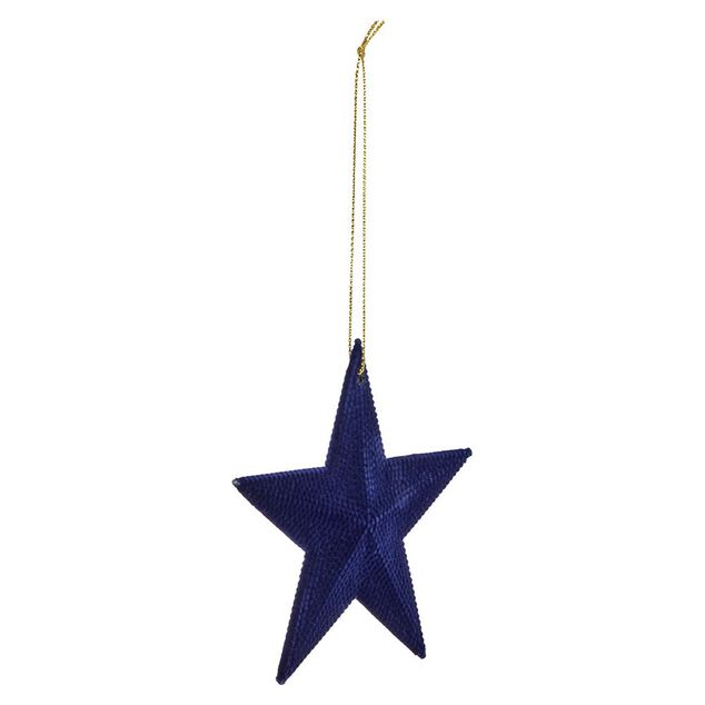 Étoile de Noël en velours