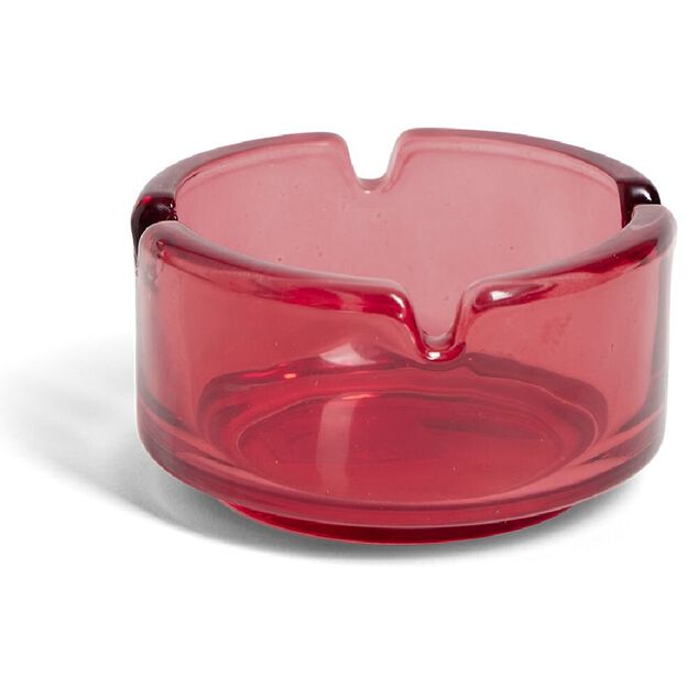 Cendrier en verre &Oslash;7,2xH3,6cm - 6 mod&egrave;les
