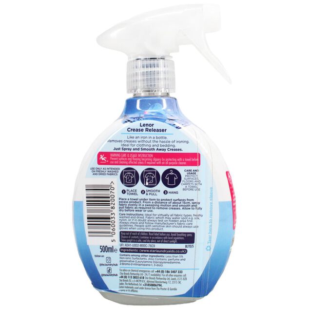 Spray d&eacute;froissant Lenor Spring Awakening 500ml