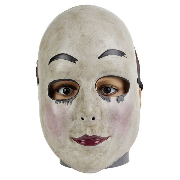 Masque Halloween poup&eacute;e porcelaine