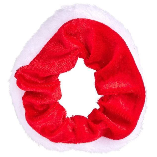 Chouchou de No&euml;l rouge et blanc