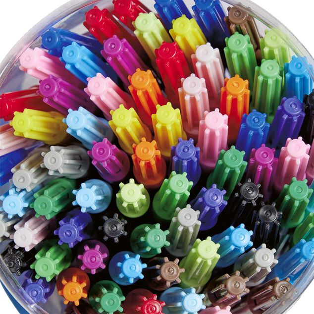 Feutre 25 couleurs dans baril x100