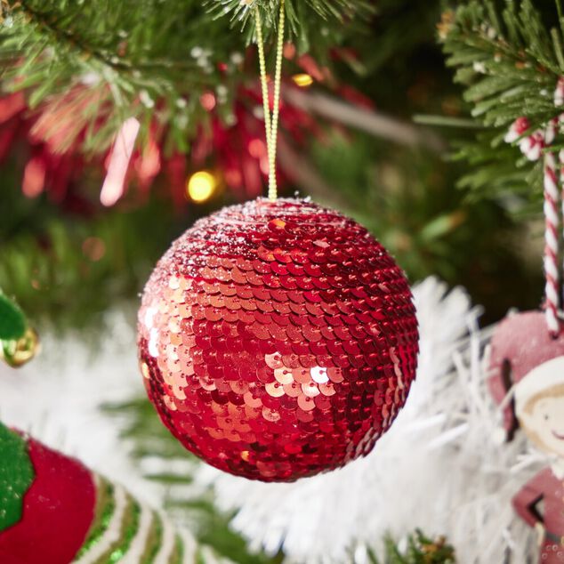 Boule de Noël à sequin (4 modèles)