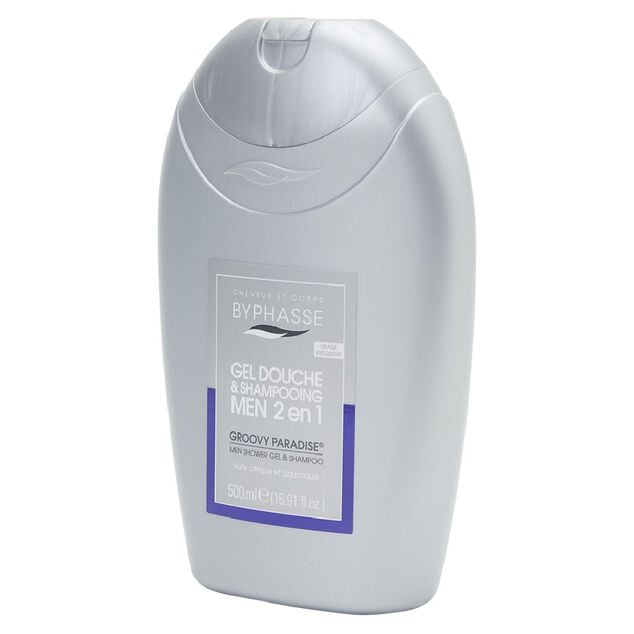 Gel douche shampooing 2 en 1 homme  groovy paradise 500ml