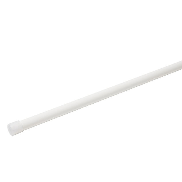 Tringle &agrave; rideau extensible avec accessoires m&eacute;tal et plastique 70&agrave;120cm