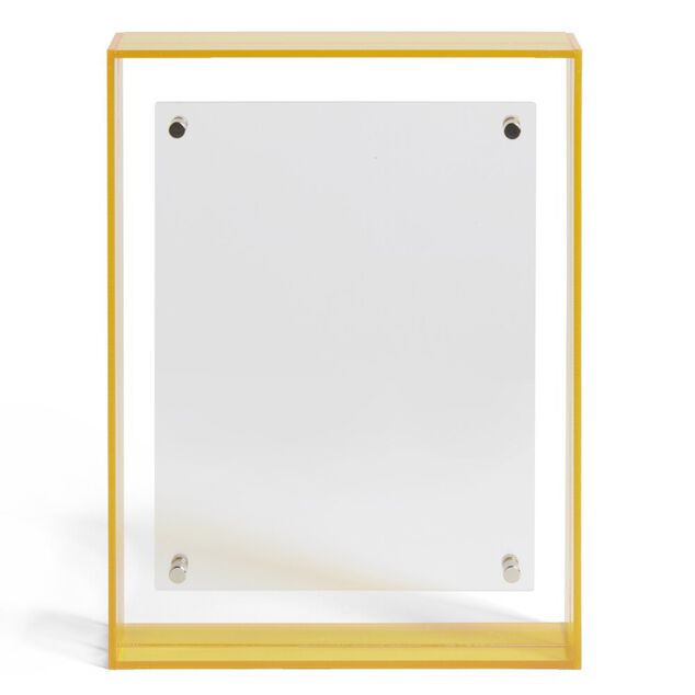 Cadre néon acrylique 21xH4x16cm orange