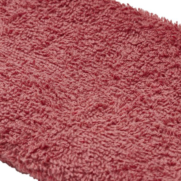 Serviette invit&eacute; 30x50cm coton orange terracotta