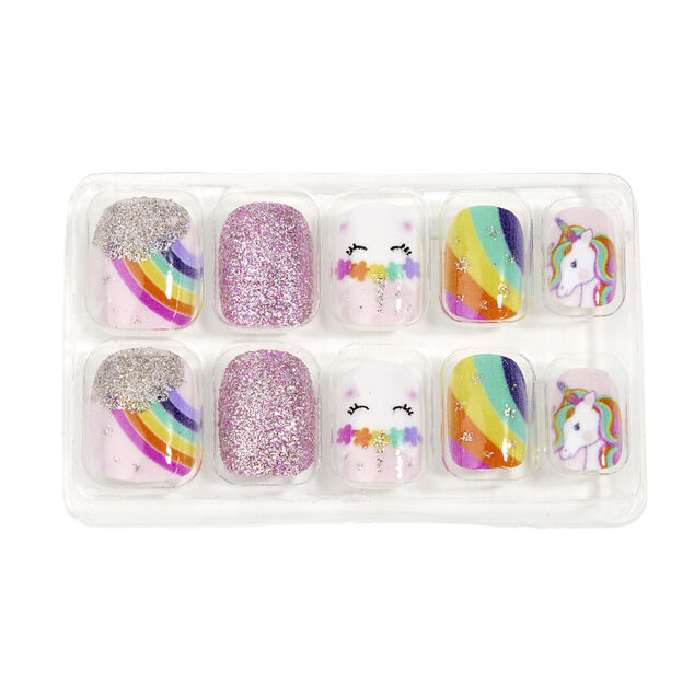 Faux ongles pour enfant x10 Martinelia rose