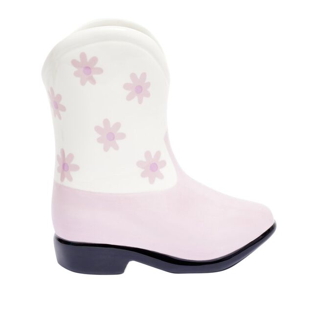 Vase en c&eacute;ramique forme botte cowboy 16,5x8xH18cm (2 mod&egrave;les)