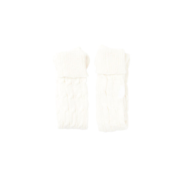 Chaussettes hautes style tricot femme grises ou blanches