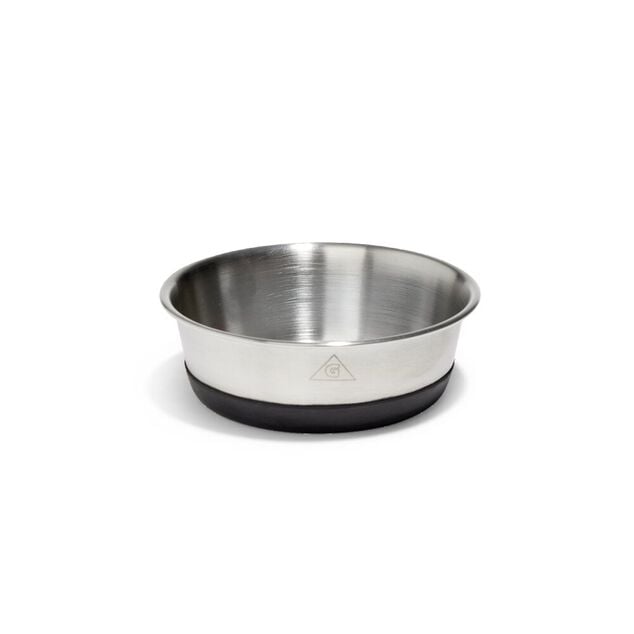 Gamelle inox antidérapante pour chien Ø12 cm - 320 ml