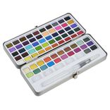 Kit peinture aquarelle 72 couleurs avec pinceau à réservoir d'eau