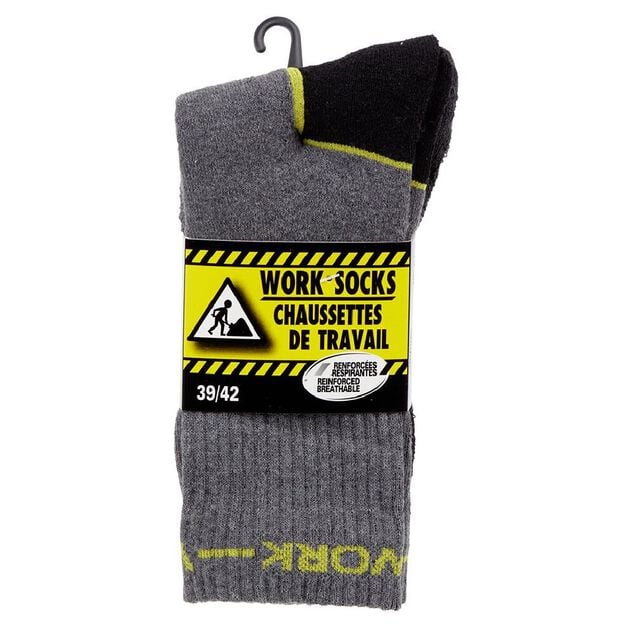 Paire de chaussettes de travail pour homme x2
