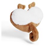 Jouet peluche pour chien sonore marron