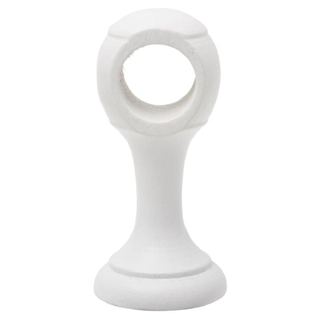 Support moyen pour tringle &Oslash;20mm bois Blanc