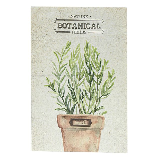Pancarte d&eacute;corative en m&eacute;tal