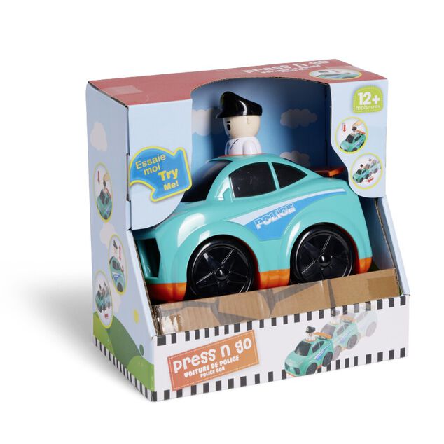 Camion friction police ou pompier 16,4x10,5xH15,4cm - 2 mod&egrave;les