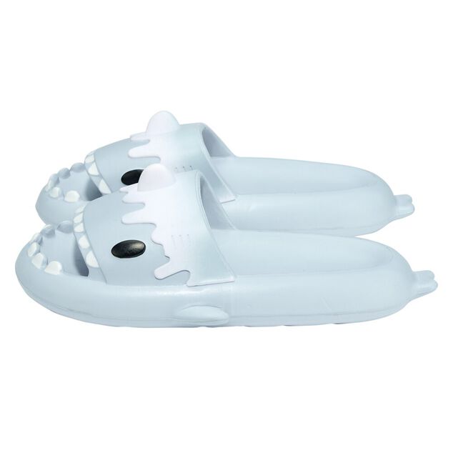 Chaussons requin plastique bleu unisex T36 à 45