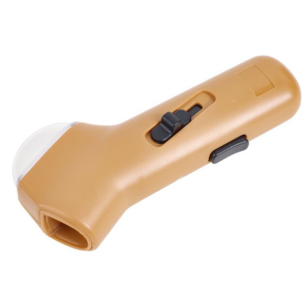 Lance-friandise plastique gris L17cm (2 mod&egrave;les gris ou orange)