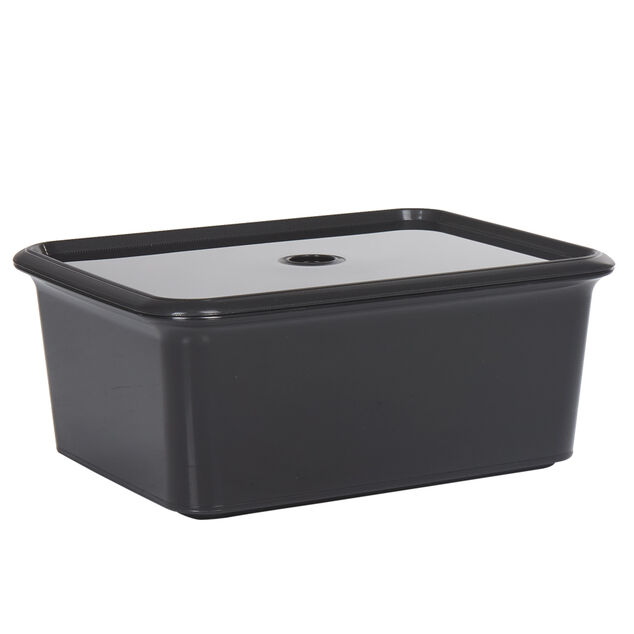 Bo&icirc;te de rangement 6 L noir