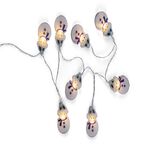 Guirlande lumineuse int&eacute;rieur 8LED bonhomme de neige No&euml;l &agrave; piles 1,4m