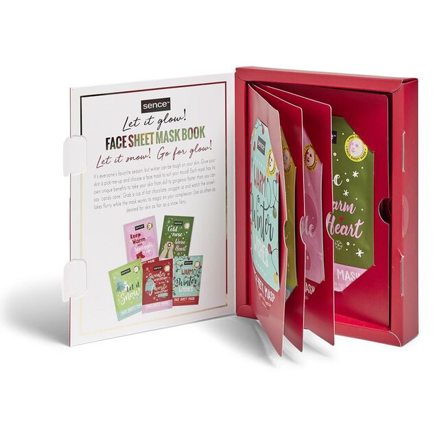 Coffret cadeau 5 masques visage Sence 23ml - Let it Glow