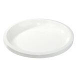 Assiette plate plastique x12 blanc &Oslash;22cm