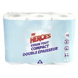 Essuie tout compact double &eacute;paisseur x 3