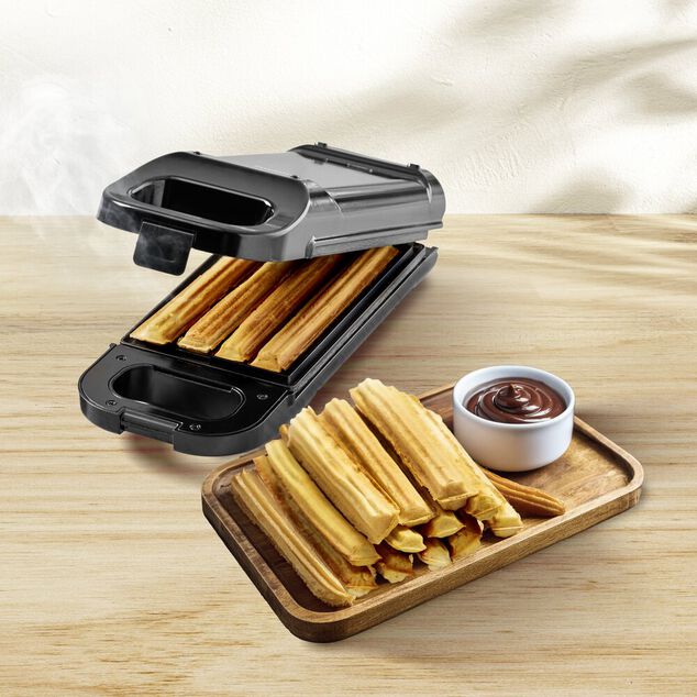 Machine à churros Homday en aluminium 750W 31,5x12,5xH8,5cm